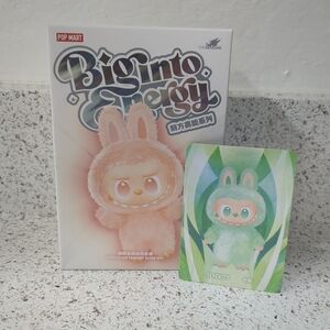 Pop Mart AuthentThe Monsters Big into Engery Series Serenity Plush Pendent Green